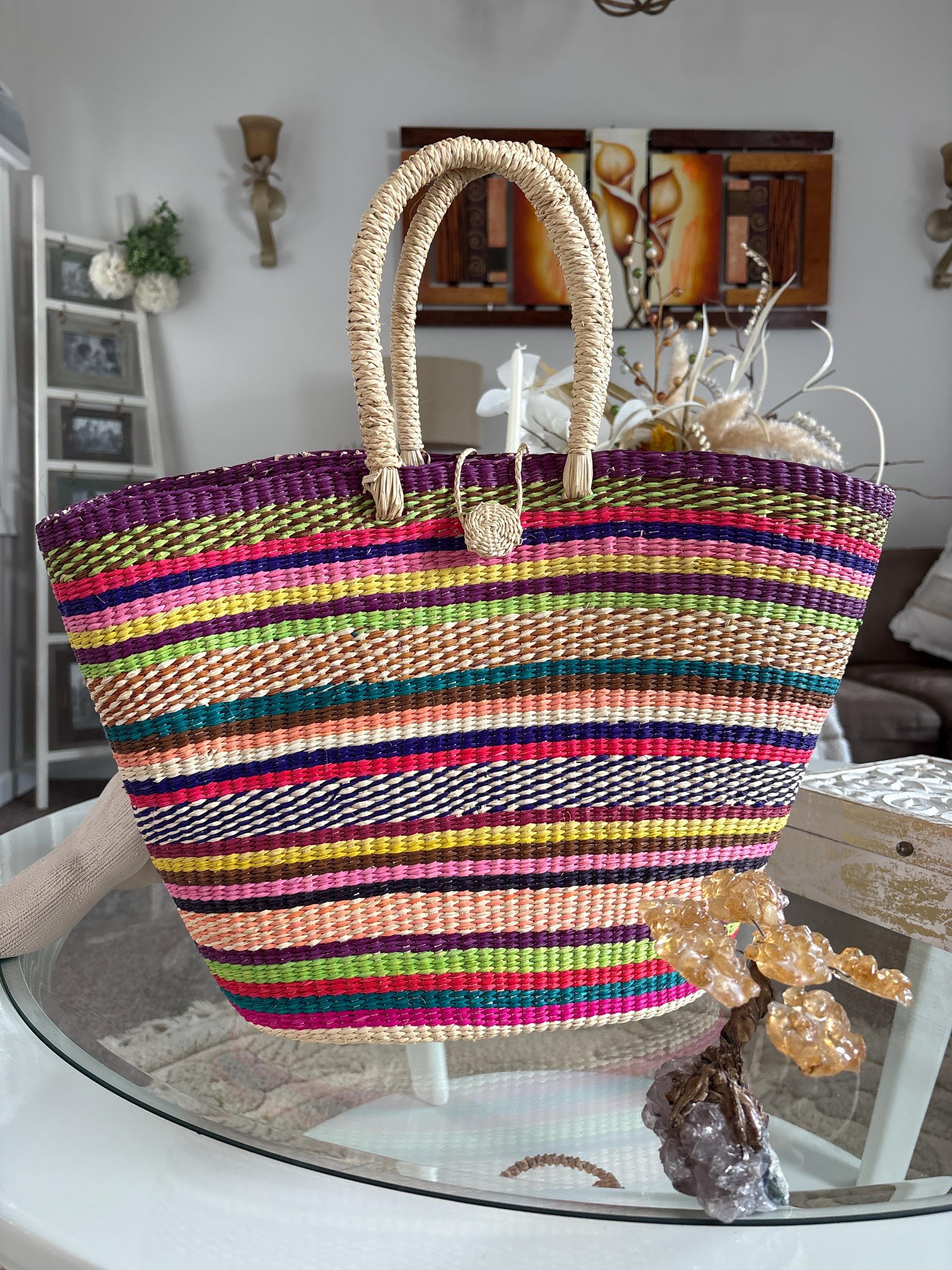 Rainbow toquilla straw hat & purse set ! ✨ Amazon.com: Anopo Girls Straw Hat Purse Bag Set Lace Brim  main image 2