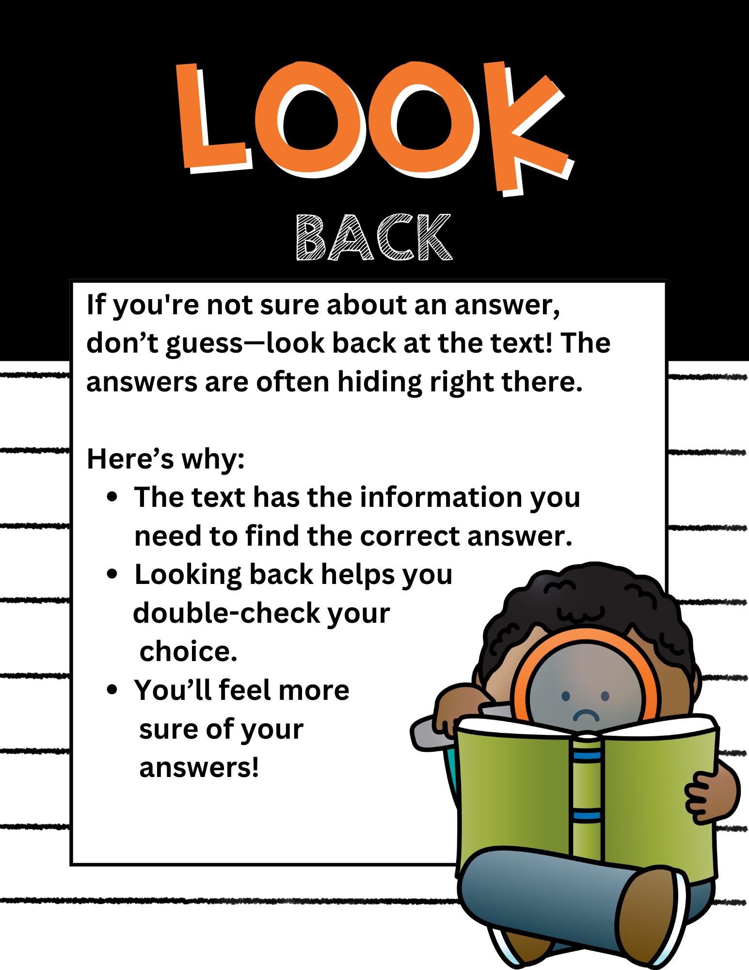 Test-taking Strategies | 18 Colorful Kid-friendly Posters | Printables ...
