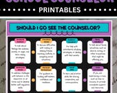 School Counselor Role Poster: SEL Support (Printable PDFs)