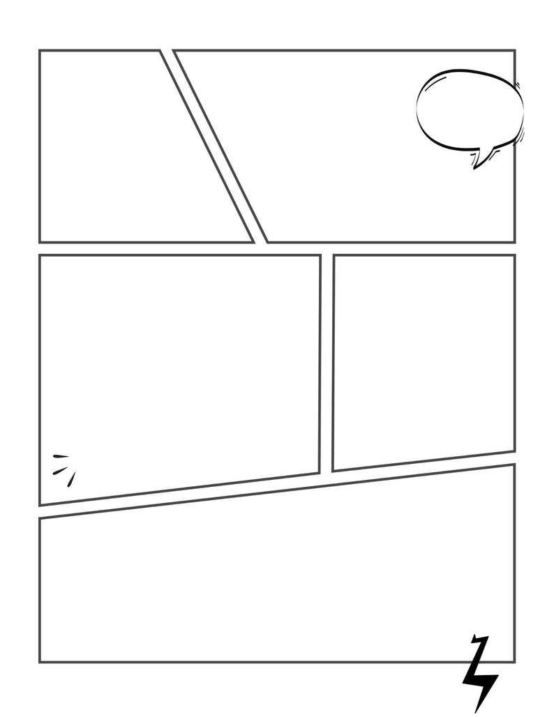 Mini Comic Template.pdf DIY Comic Book Template: 17 Page Creative Writing Activity (PDF Pattern ...