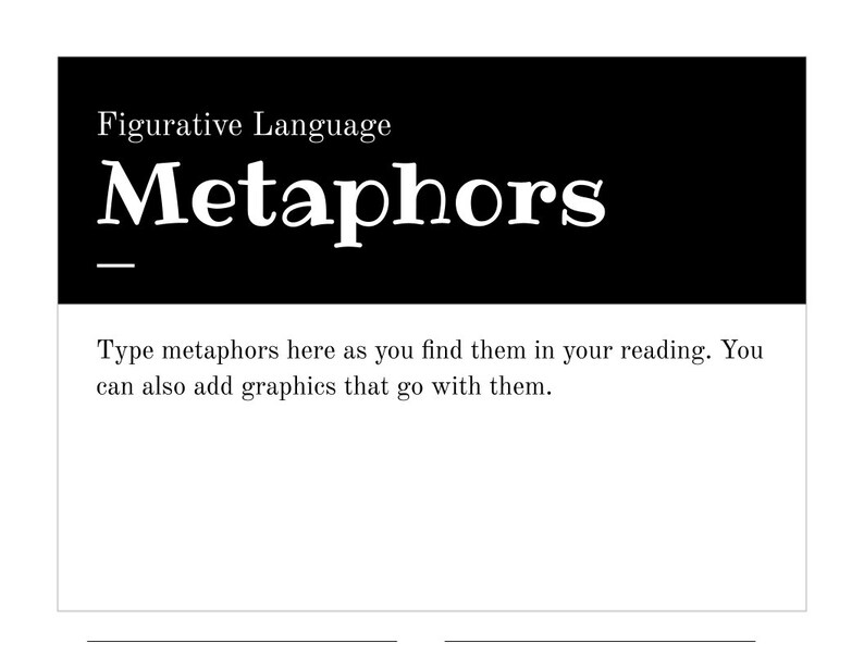 Figurative Language Google Slides Metaphor Simile Hyperbole Idiom