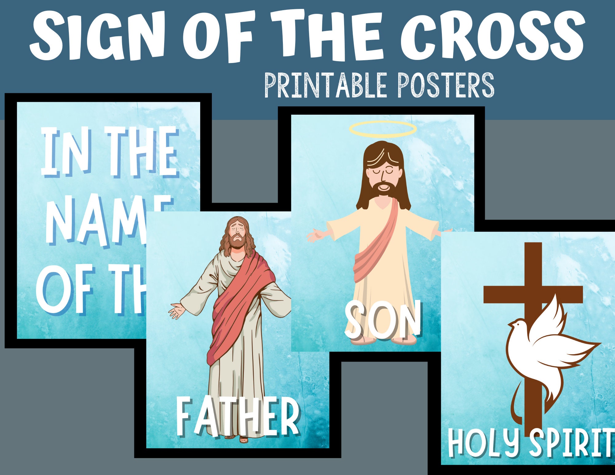 Signs of the Cross | Catholic School | Posters | Printables | Sunday School | Catechism ...