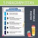 5-paragraph Essay Writing Poster: ELA Classroom Anchor Chart (PDF ...