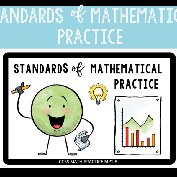 Standards of Mathematical Practice SMPs | Posters Printables Booklet | Interactive math notebook | Kid-friendly | Maths | Precision |