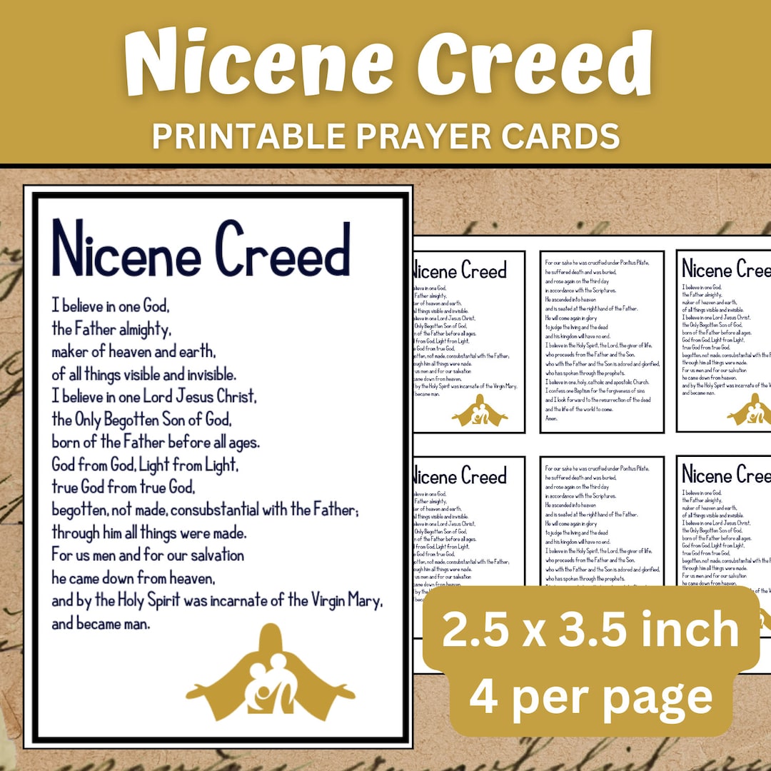 nicene-creed-prayer-cards-printable-2-5-x-3-5-inch-bible-study-religious-education-catholic-printable-prayers-wallet-prayer-etsy for Printable Free Printable Nicene Creed Nicene Creed Prayer Cards | Printable 2.5 X 3.5 Inch | Bible Study | Religious Education | Catholic | Printable Prayers | Wallet Prayer | - Etsy for Printable Free Printable Nicene Creed