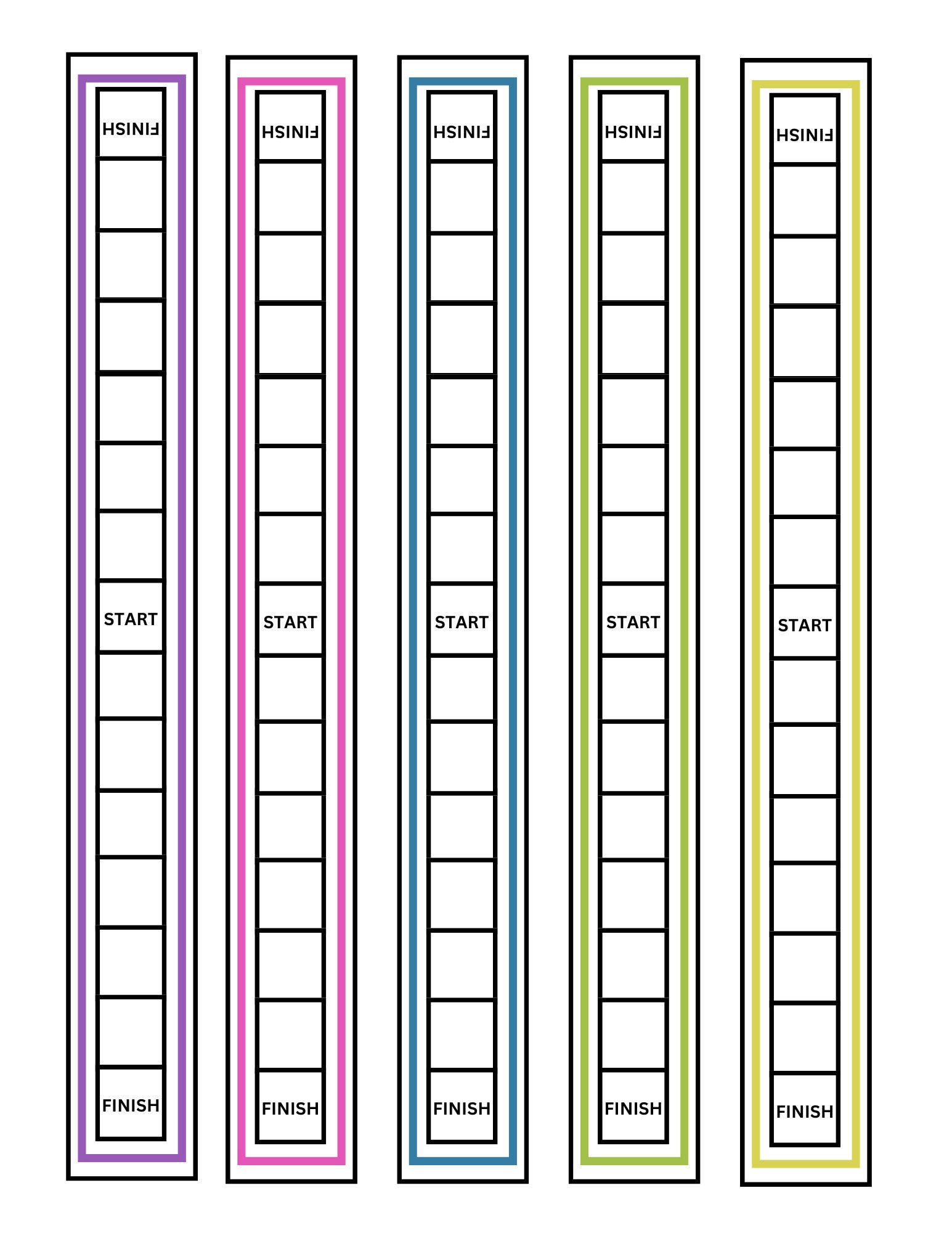 Printable Math Counting Game: Back and Forth Dice Game (digital ...