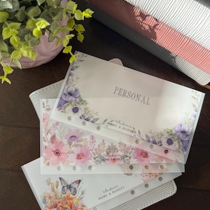 Matte Pergamin Geldumschläge - Spring Floral Collection