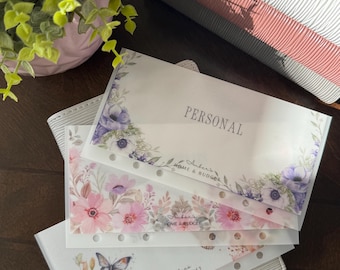 Matte Pergamin Geldumschläge - Spring Floral Collection