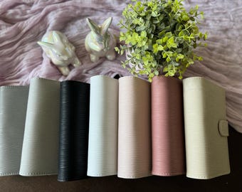 A6 Saffiano Leder Sammelmappe