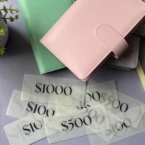 Placeholders for Cash Envelopes