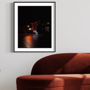 San Francisco at Night Print Retro Photography Print Retro Wall Art San Francisco Art Digital Download image 3