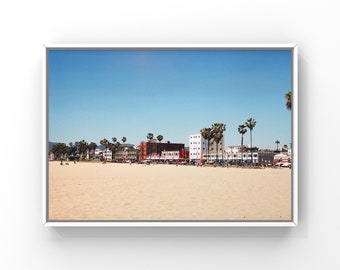 California Beach Print | Venice Beach 35mm film photo | California Poster Digital Download | Retro Print | Los Angeles Wall Art