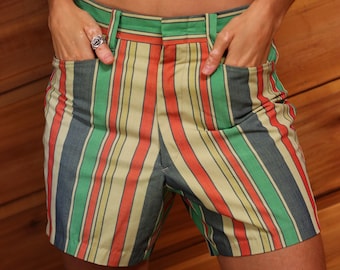 Vintage 70's Levi's Sta-Pressed Striped Shorts