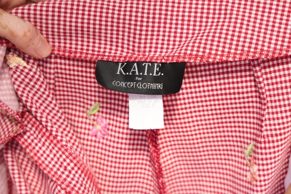 Vintage 90's 'Kate For Concept Clothing' Red Whit… - image 10