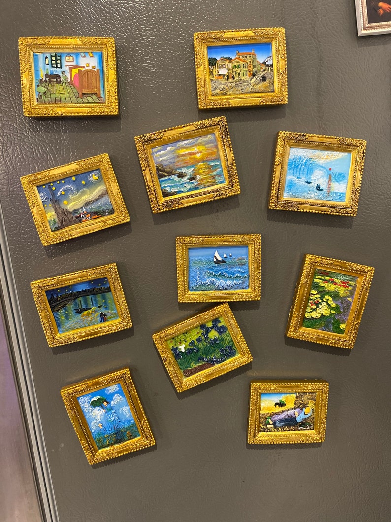 3D painting kitchen refrigerator magnets