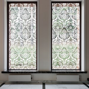 PVC-free tropical pineapple window privacy film - now with faster ship by date! immagine 4