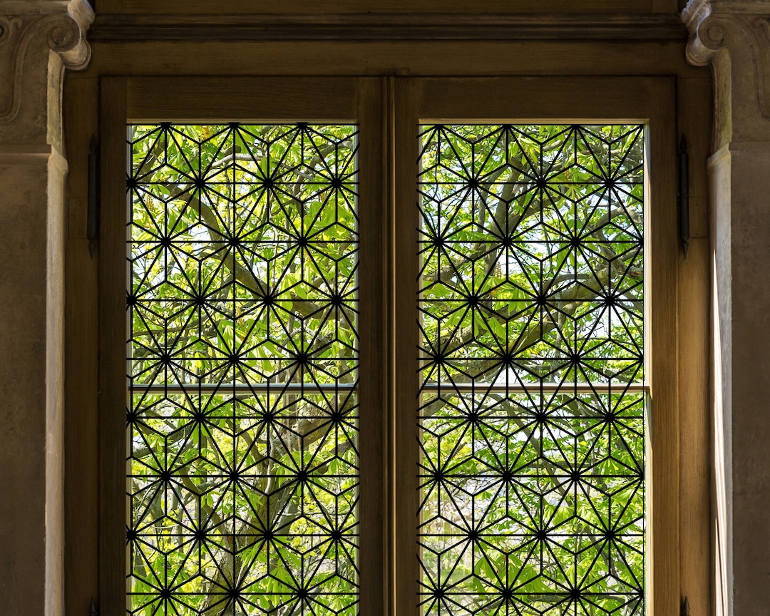 Pvc-free Window Film Grate Pattern Inspired by the Crown - Etsy