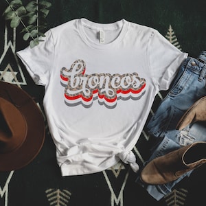 Broncos | Broncos Leopard Print | School Mascot | Sublimation