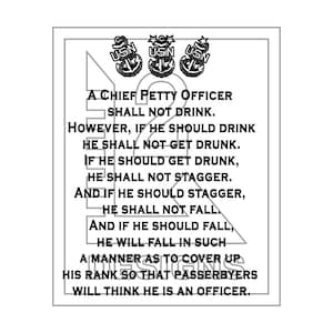 Navy Chief TOAST SVG