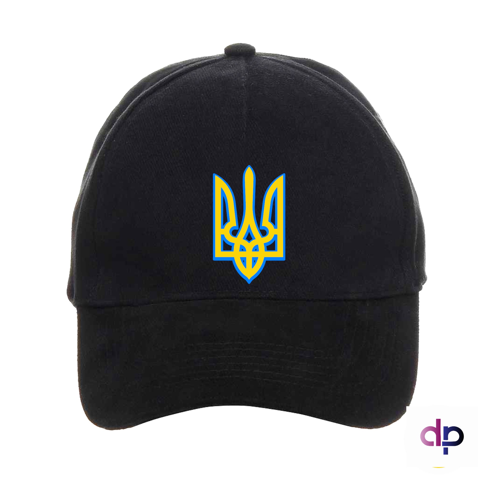 ALLTOMO "I Stand With Ukraine" Baseball Cap - Adjustable Dad Hat - Blue Support Ukraine Trucker Cap