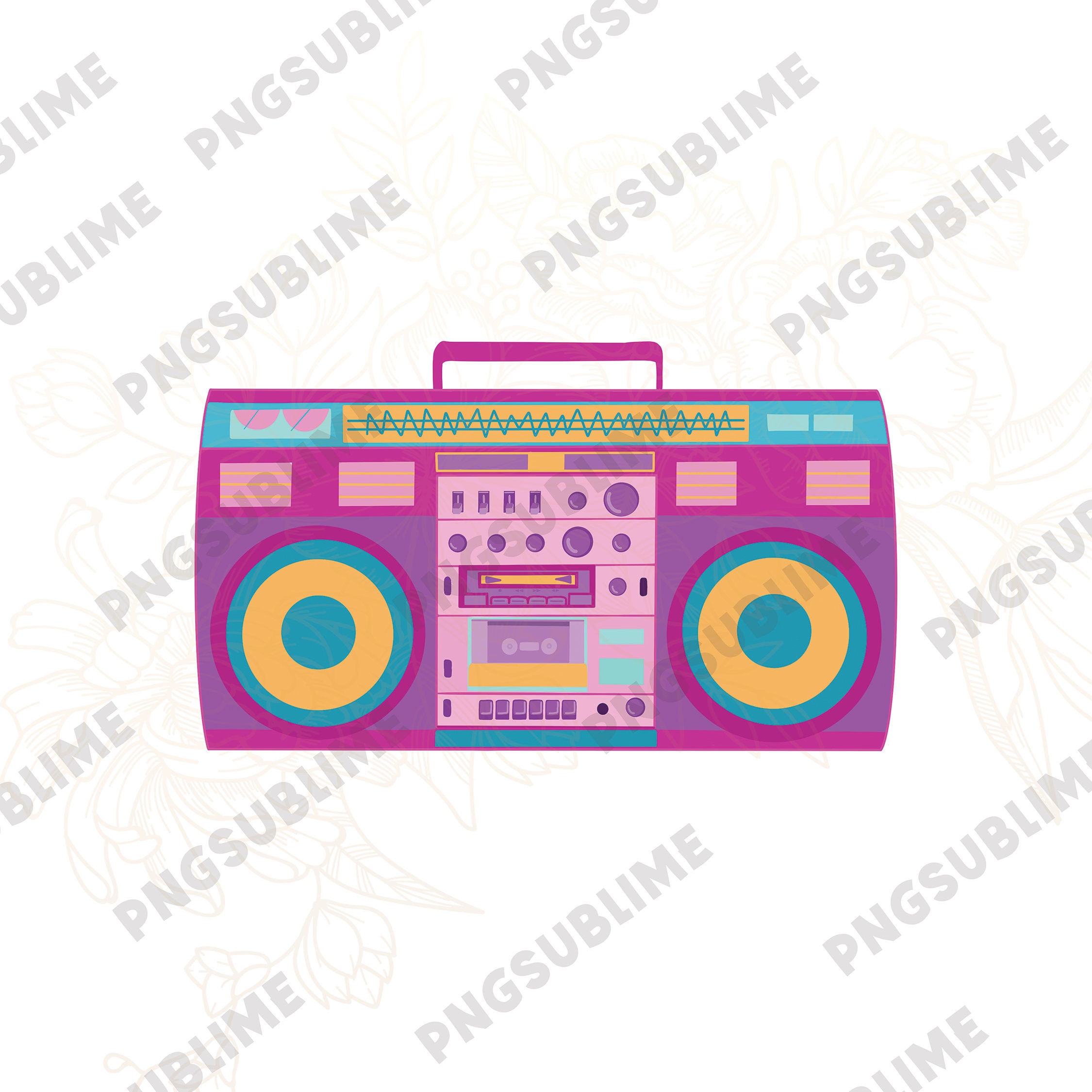 80s boombox png