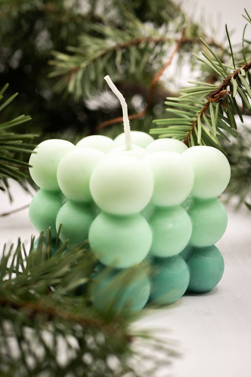 Bougie Bubble Sapin de Noël