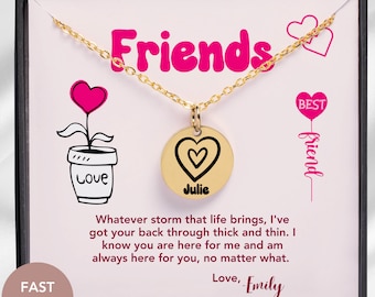 Best Friend Gift Soul Sister Friendship Gift Friendship Necklace Best Friend Gift Friendship Jewelry Best Friend Necklace Best Friend Gifts