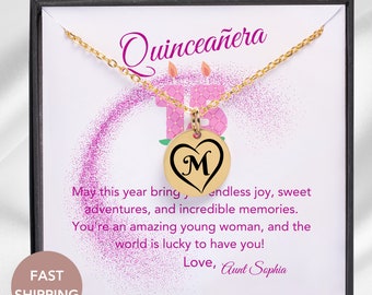 15th Birthday Gift For Her, Custom Gifts for Girls, Quinceañera Jewelry, Regalos Para Quinceañera, Quince Años, Gift for 15 years old girl