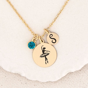 Personalized Dance Gifts Ballet Necklace Dance Recital Gifts Personalized Dancer Necklace Ballet Teacher Gift Ballet Dance Ballerina Charm
