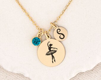 Personalized Dance Gifts Ballet Necklace Dance Recital Gifts Personalized Dancer Necklace Ballet Teacher Gift Ballet Dance Ballerina Charm
