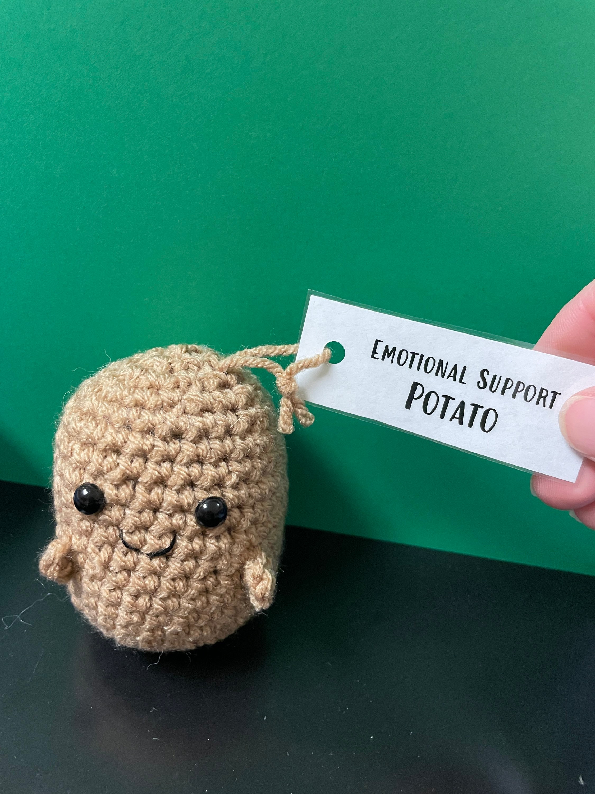 Jouet Tricoté Cadeau Les Patates Plante Au Crochet Soutien Émotionnel - Cactus Tricoté Mignon