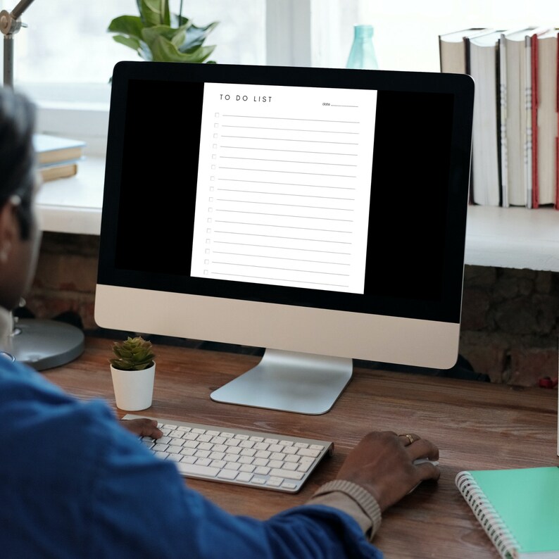 Minimal to Do List Printable Digital Minimalism Checklist Daily Check ...