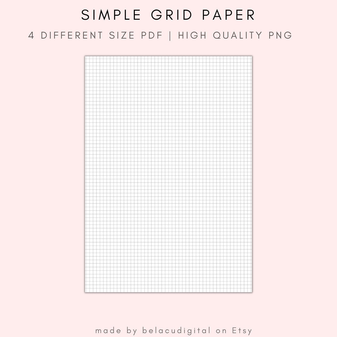 Digital Graph Paper Letter Paper Grid Paper Creffective Paper Goodnotes