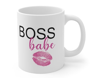 Boss Babe Mug | Girly Mug | Mugs for Women | Mugs for Bosses | Girl Boss Mugs | Girl Boss | Gifts for Her