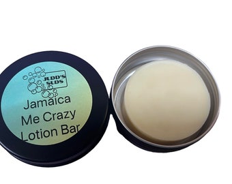 Barra Jamaica Me Crazy Lotion, natural, orgánica, hecha a mano, artesanal, regalo para ella, regalo del Día de la Madre, cuidado de la piel ecológico, regalo de cumpleaños