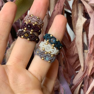 Filigraner Macramé Ring