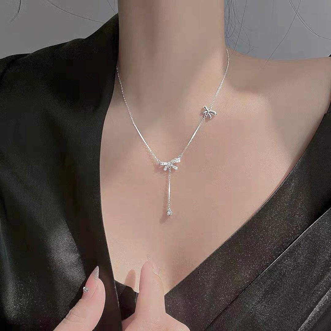 Rope Bow Necklace