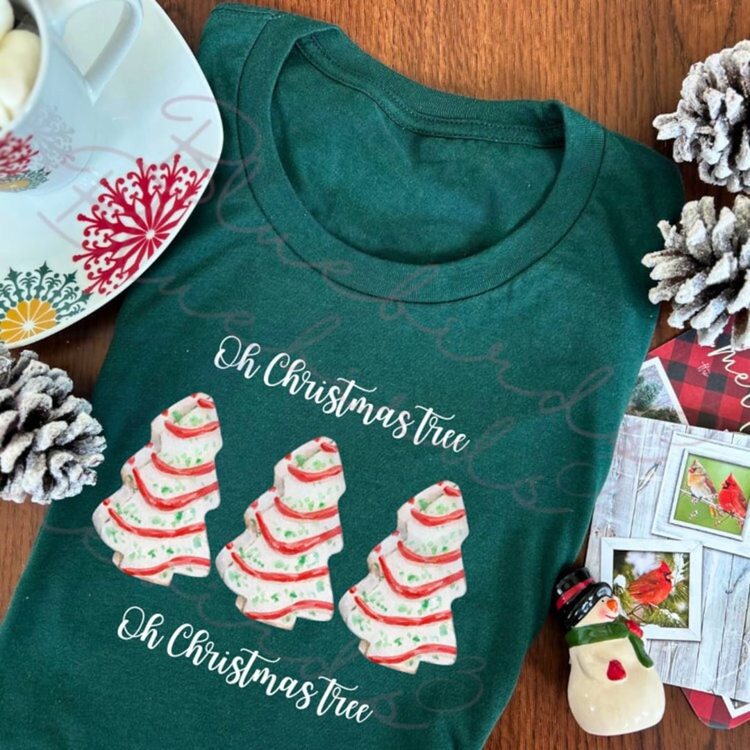 Christmas Tree Cake Shirt Little Debbie Tree Inspired Sweatshirt Oh