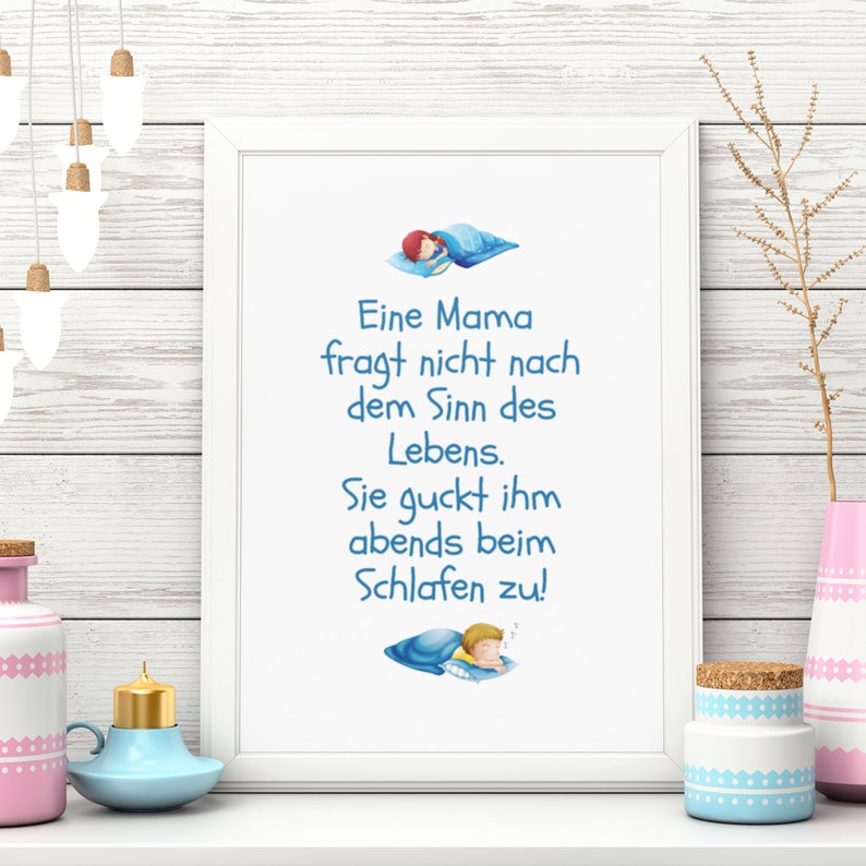 Eine Mama fragt nicht nach dem Sinn des Lebens. Sie guckt Etsy.de