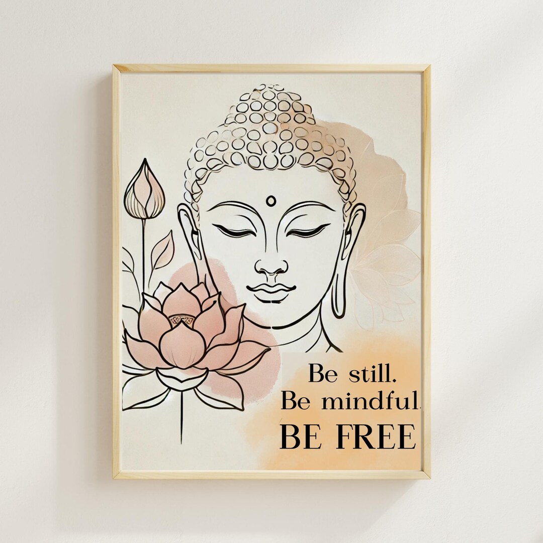 Buddha Wall Art | Spiritual Printable Decor for Yoga Studio, Meditation ...