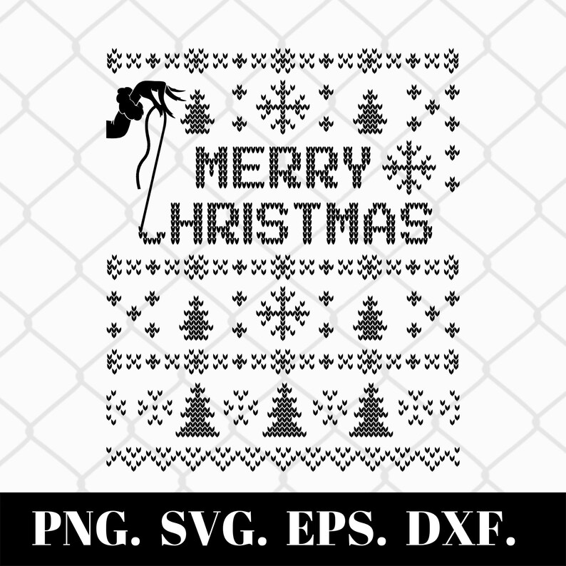 Merry Christmas Svg, Ugly Sweater SVG, Png, Eps, Dxf, Ugly Christmas Sweater Digital Download