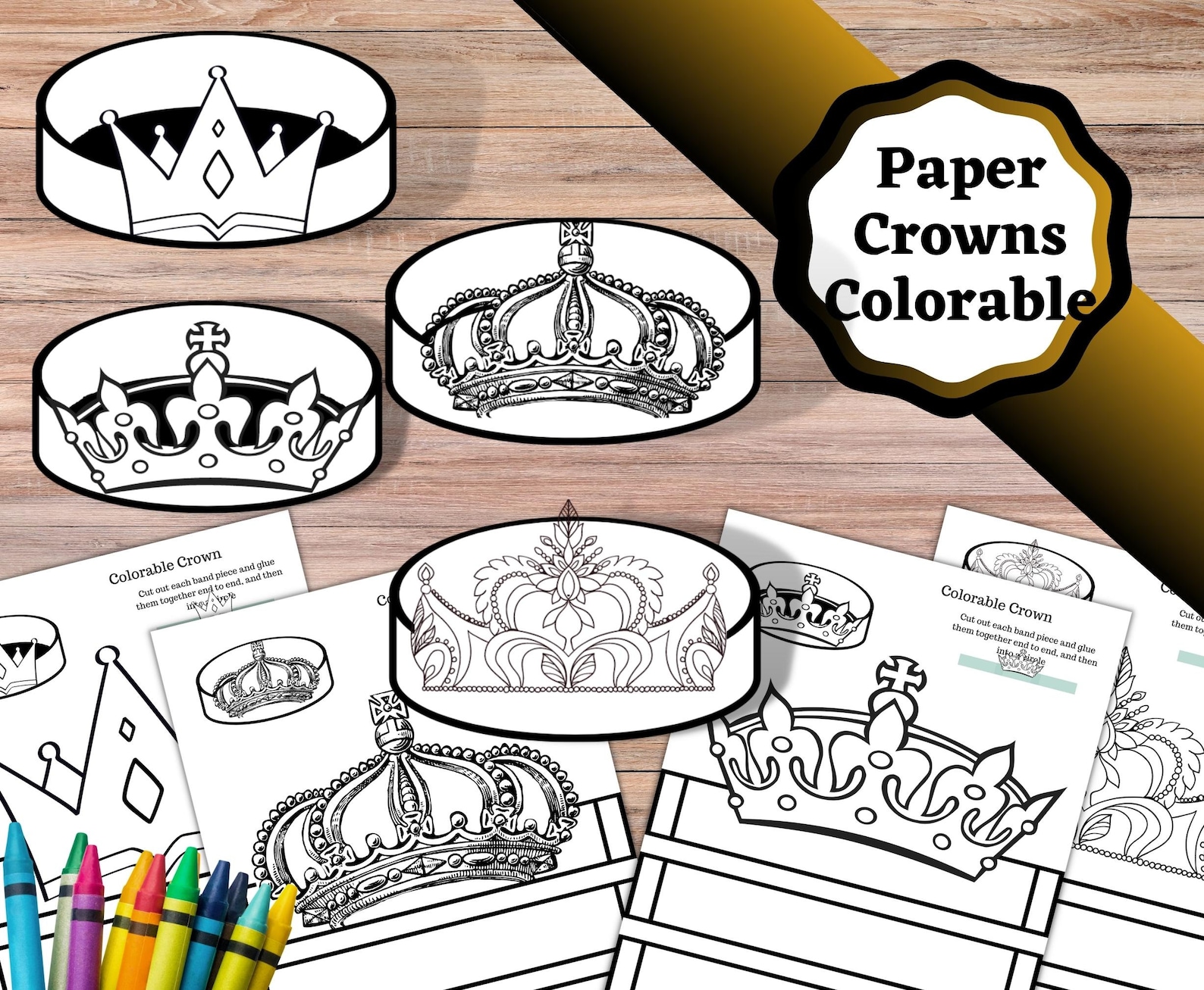 Printable Paper Crowns