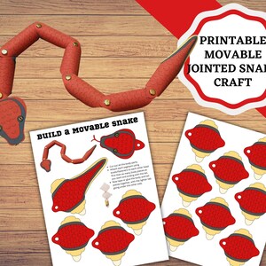 Red Movable Snake,