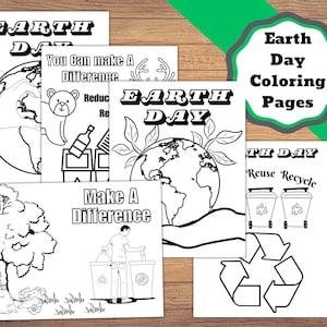 Printable Earth Day Coloring Pages. Earth day coloring pages, Recycling coloring pages, love the earth coloring page.
