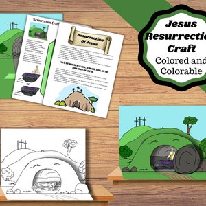 Printable Resurrection Craft for Kids Sunday School Craft Book of Printable Resurrection Craft for Kids Sunday School Craft Book of