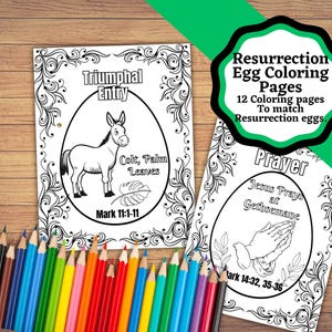 Resurrection Egg Full Size Coloring Pages. Easter Story Of Jesus Death and Resurrection Coloring Pages.