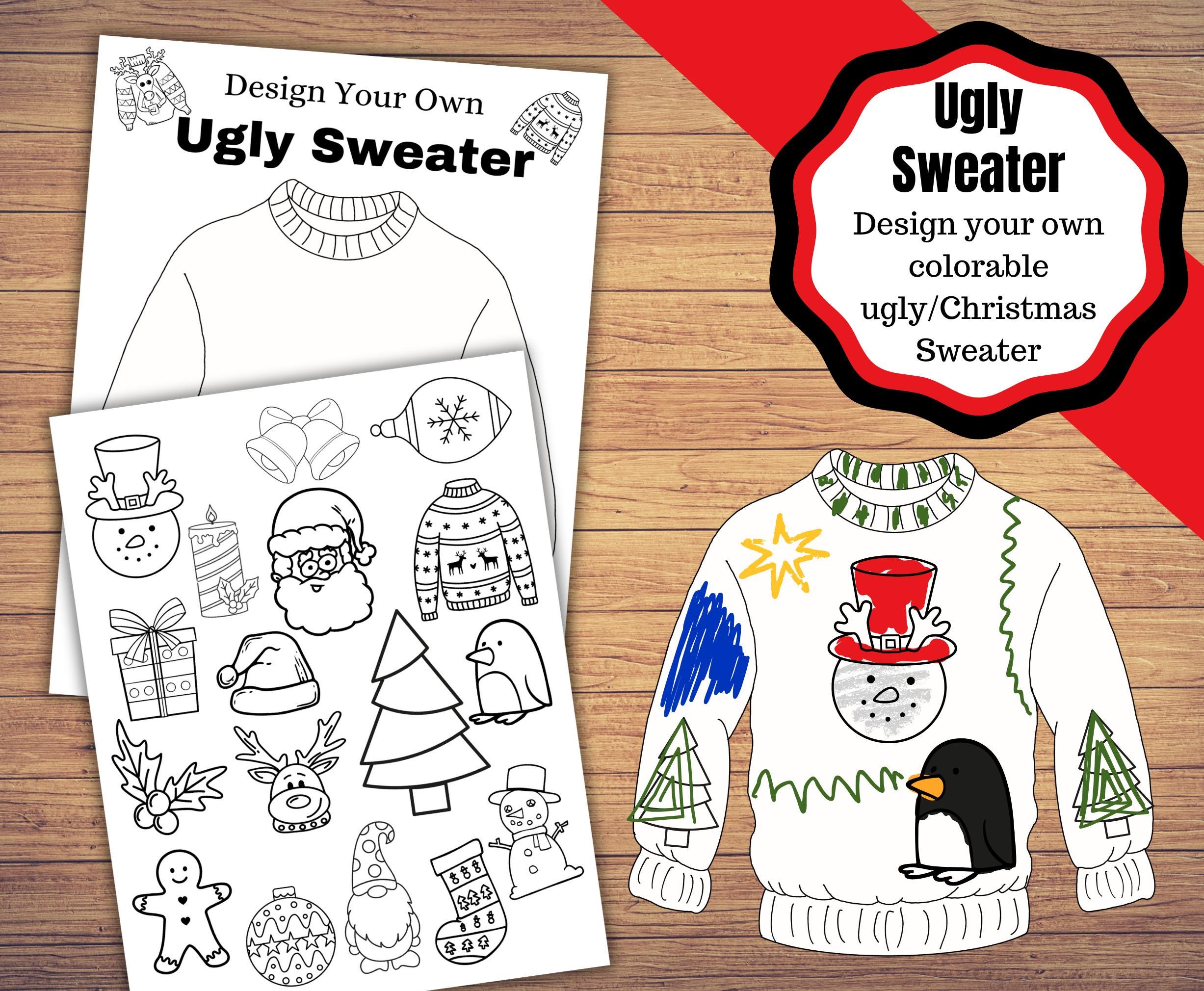 Funnycokid Kids Ugly Christmas Sweater - Festive Holiday Party Pullover For Boys Girls 3-12 Years