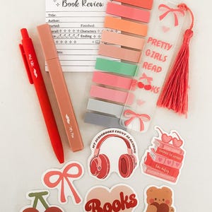 Everything But The Book Kit / Annotation Kit / Journaling / Bookish Gifts / Book Lover / Stationary Gift Set / Book Club / Pretty Girls Read