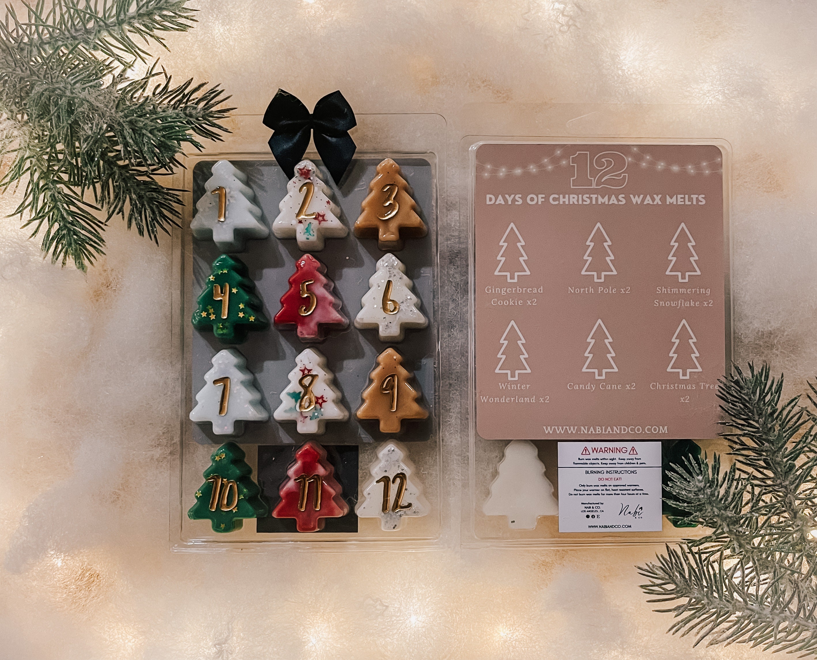 Christmas tree clamshells €4.50 Each - Kiara's Wax Melts