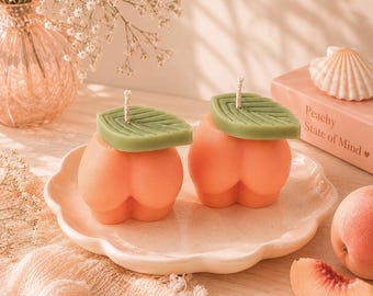Peachy Butt Candle / Peach Candle / Butt Candle / Decorative Candle / Body Candle / Gifts for Her / Gifts for Him / Home Decor